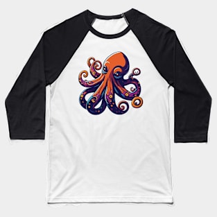 Cute Octopus Baseball T-Shirt